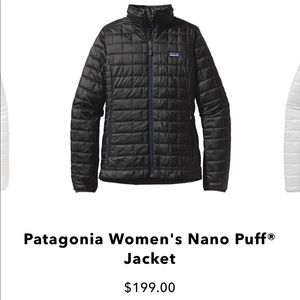Patagonia nano puff jacket
